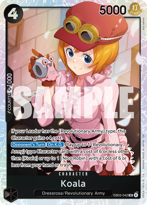 Koala EB03-042 SR ONE PIECE HEROINES EDITION - Single Card