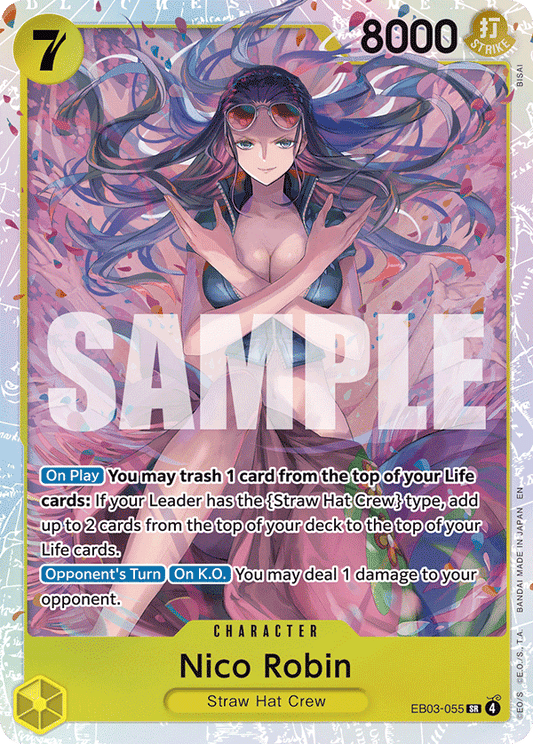Nico Robin EB03-055 SR ONE PIECE HEROINES EDITION - Single Card