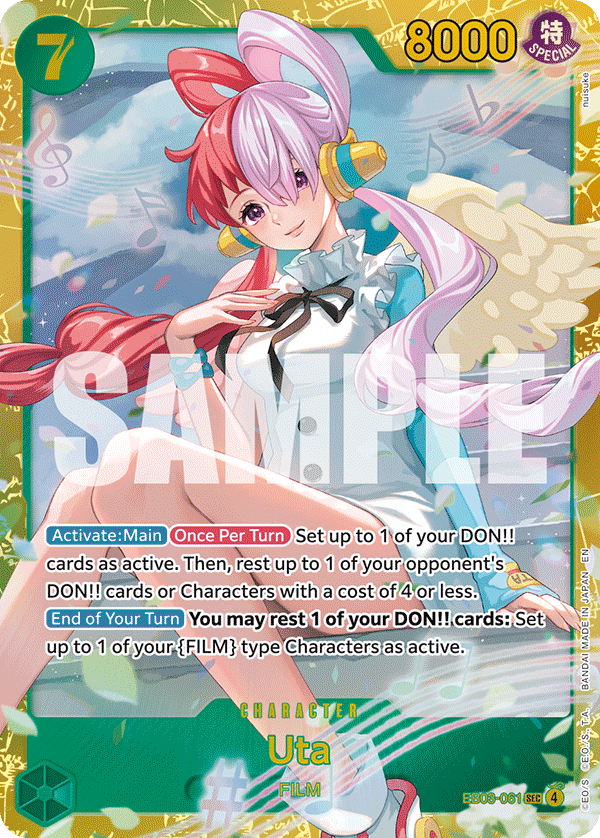 Uta EB03-061 SEC ONE PIECE HEROINES EDITION - Single Card