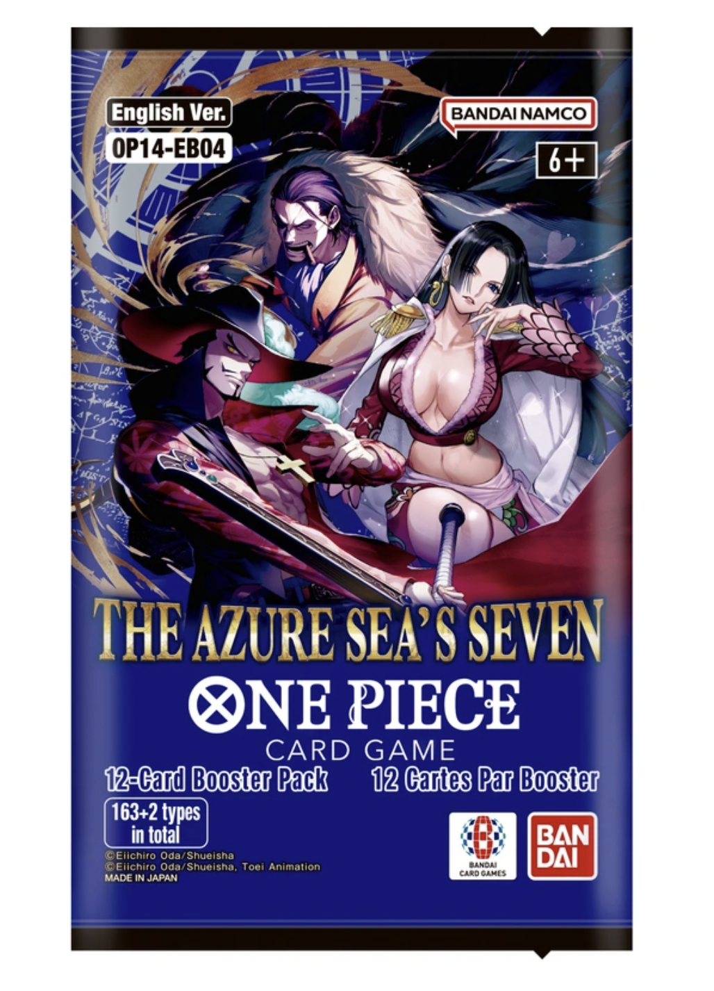 One Piece Card Game: OP14-EB04 The Azure Sea's Seven Booster Pack