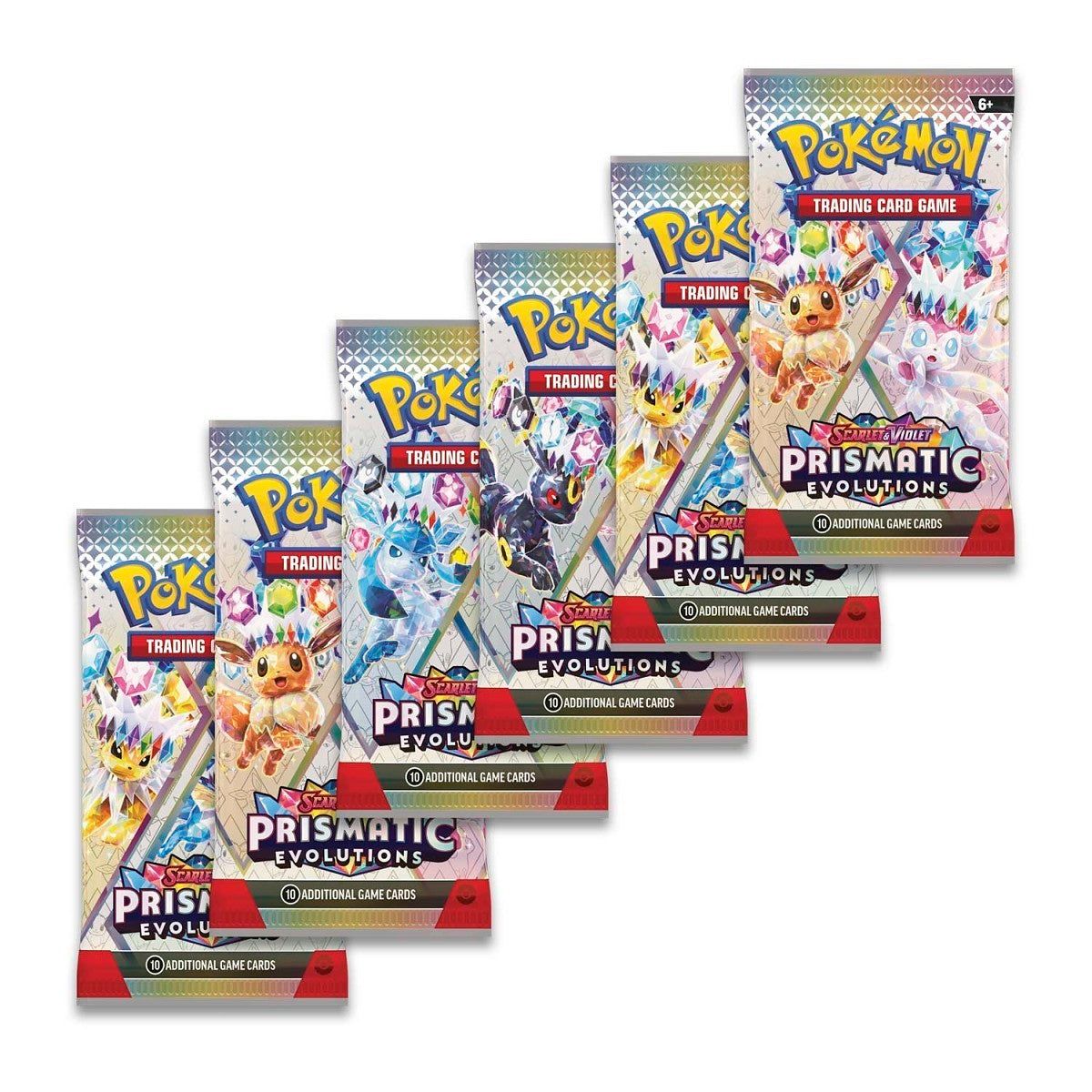 Scarlet & Violet - Prismatic Evolutions Booster Bundle (6 Packs)