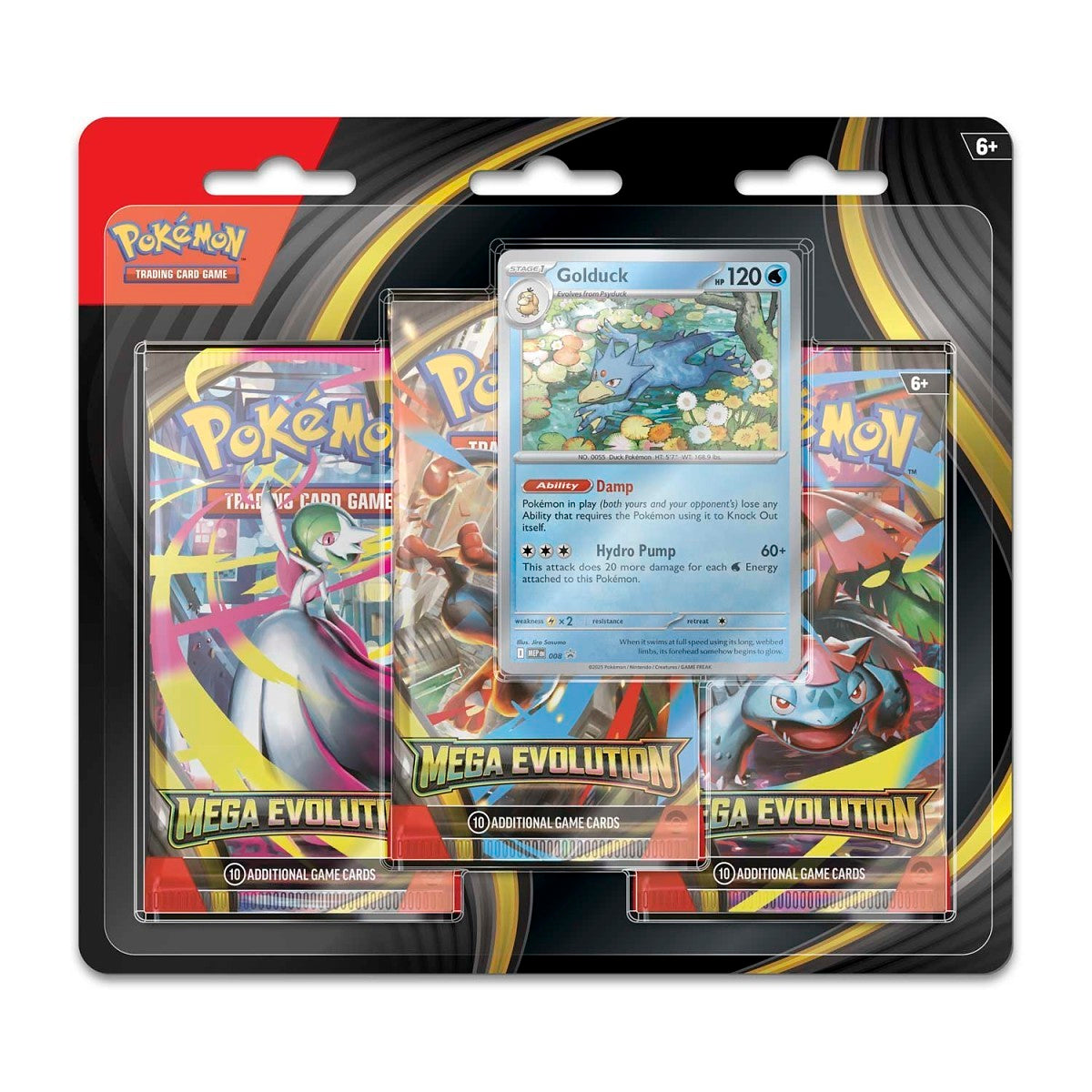 Mega Evolution - 3 Booster Packs & Promo Card