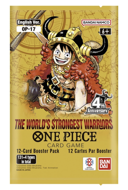 One Piece Card Game: OP-17 The World's Strongest Warriors Booster Pack