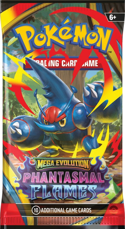Mega Evolution - Phantasmal Flames Booster Pack (10 Cards)