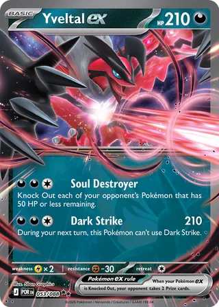 Yveltal ex: Perfect Order 053/088 - Pokemon Single Card