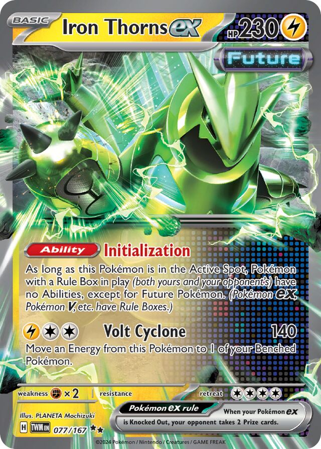 Iron Thorns ex: Twilight Masquerade 077/167 - Pokemon Single Card