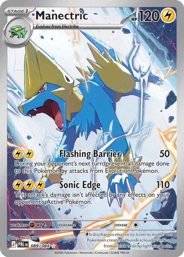 Manectric: Pitch Black 089/084 - Pokemon Single Card