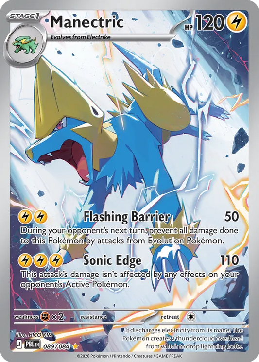 Manectric: Pitch Black 089/084 - Pokemon Single Card