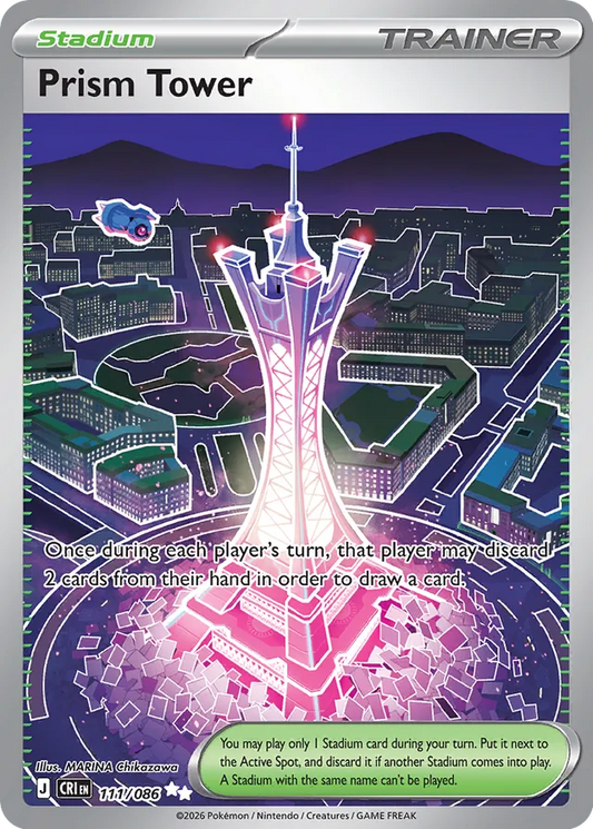 Prism Tower: Chaos Rising 111/086 - Pokemon Single Card