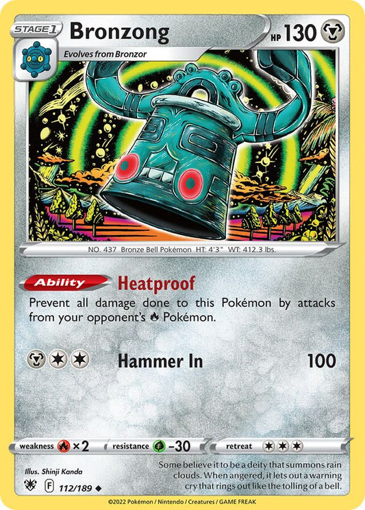 Bronzong 112/189 - Astral Radiance - Pokemon Single Card