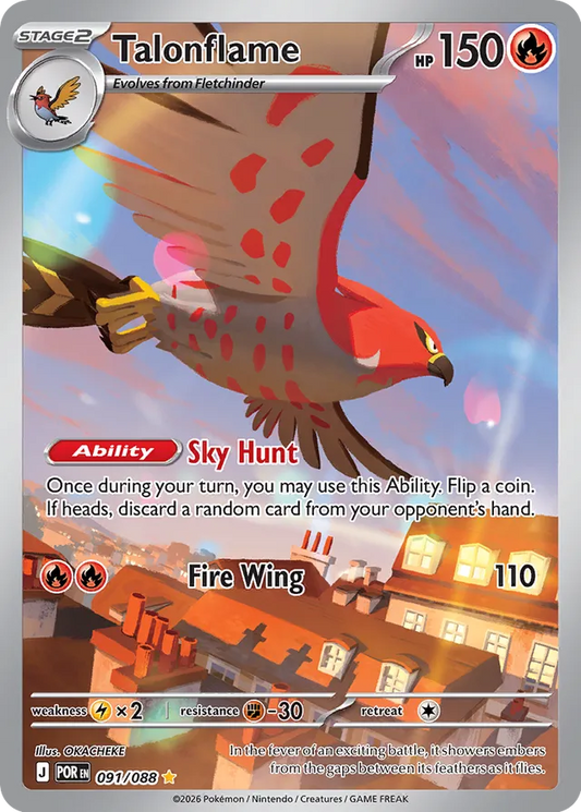 Talonflame: 091/088 Perfect Order - Pokemon Card