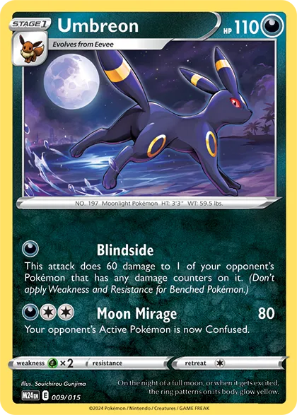 Umbreon: McDonald's Dragon Discovery 2024 009/015 - Pokemon Card
