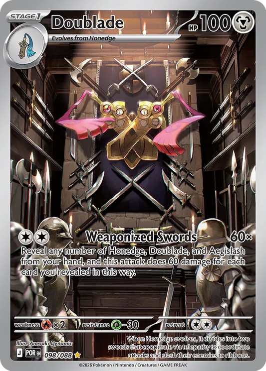 Doublade: Perfect Order 098/088 Illustration Rare - Pokemon Single Card