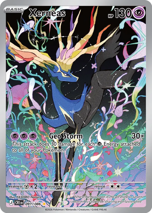 Xerneas: Chaos Rising 091/088 - Pokemon Single Card