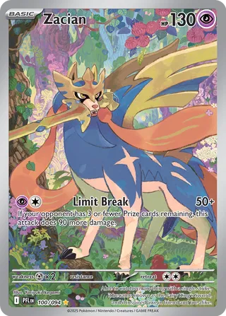 Zacian: Phantasmal Flames 100/094 - Pokemon Single Card