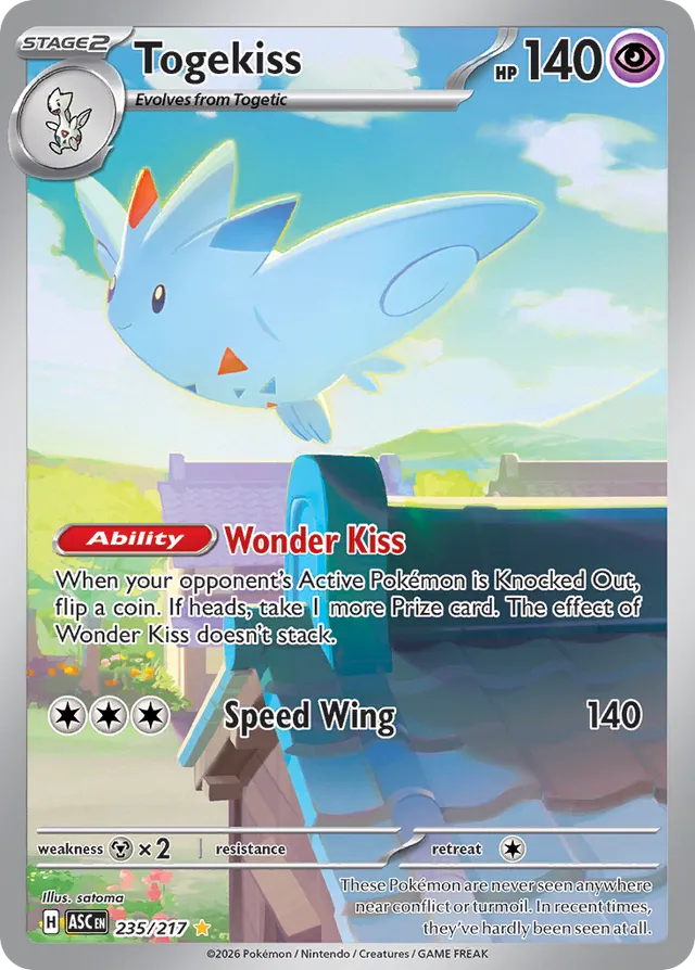 Togekiss: Ascended Heroes 235/217 - Pokemon Single Card