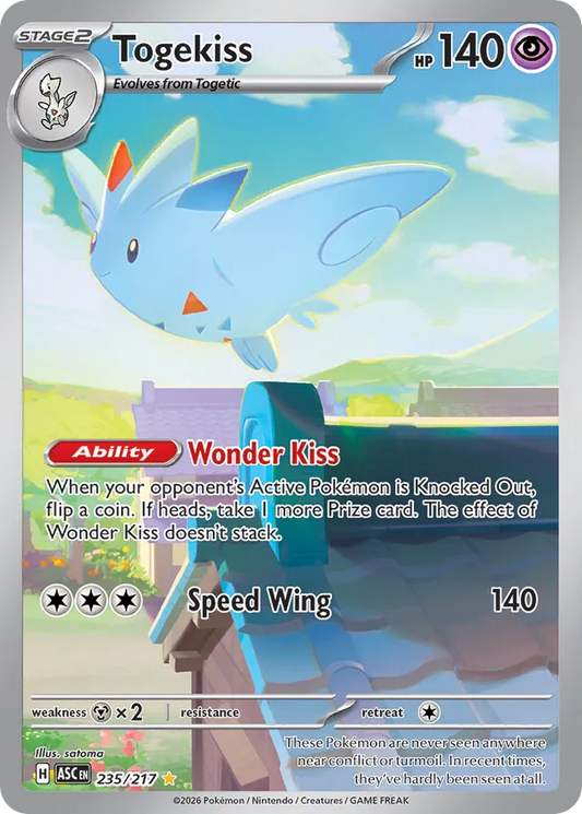 Togekiss: Ascended Heroes 235/217 - Pokemon Single Card