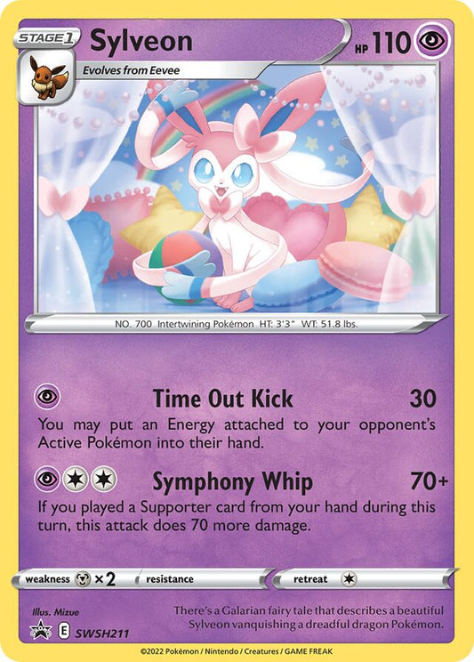 Sylveon: Sword & Shield Black Star Promo SWSH211 - Pokemon Single Card