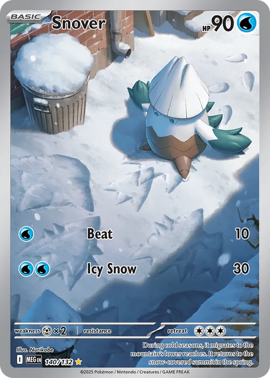 Snover: Mega Evolution 140/132 - Pokemon Single Card