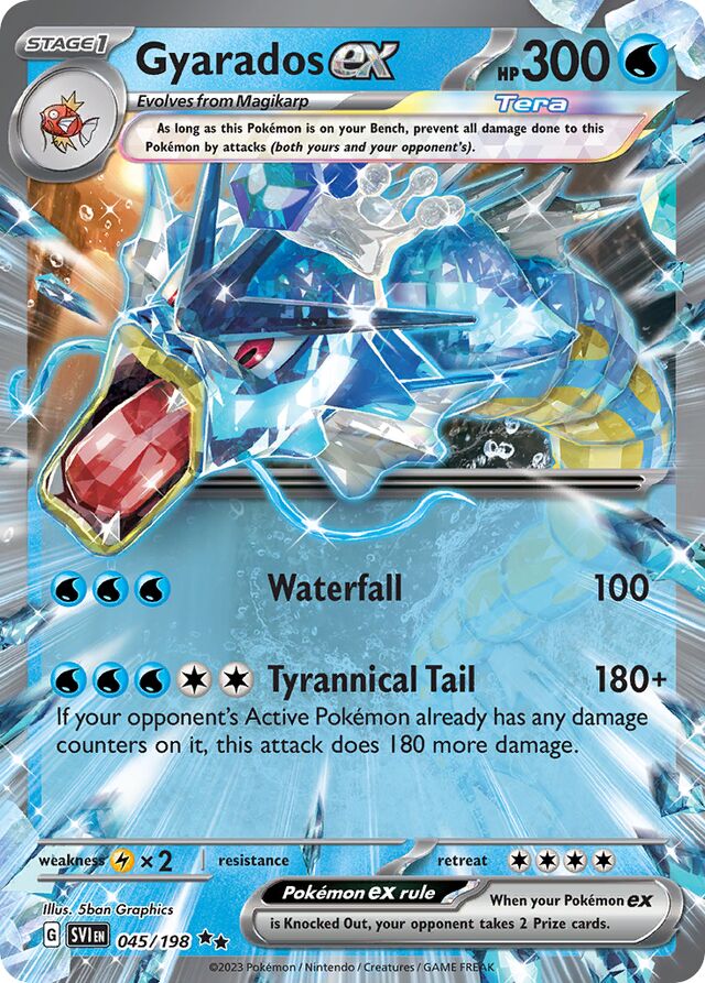 Gyarados ex: Scarlet & Violet 045/198 - Pokemon Single Card