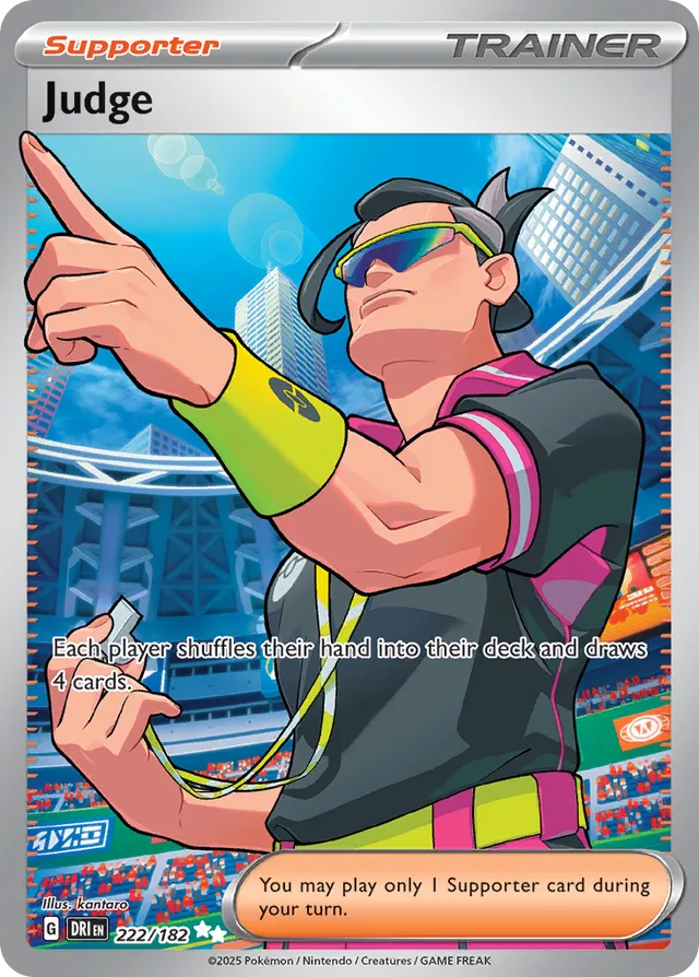Judge: Destined Rivals 222/182 - Pokemon Single Card
