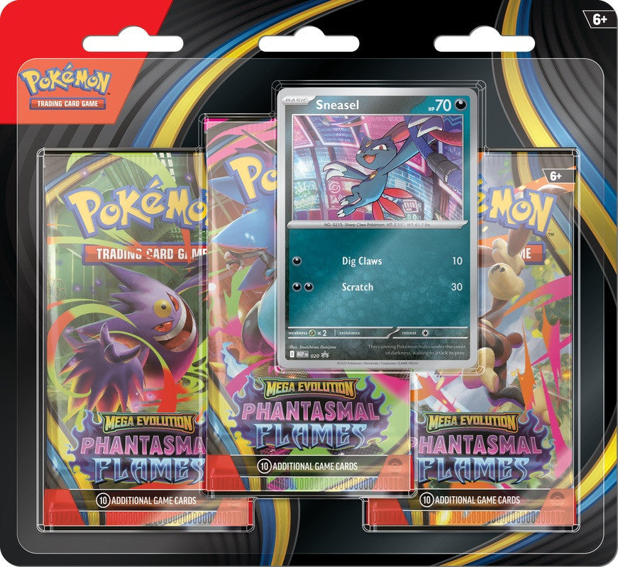 Mega Evolution - Phantasmal Flames 3 Pack Blister