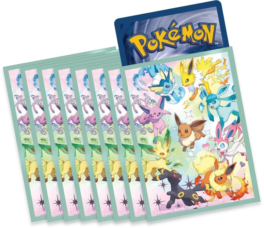 Scarlet & Violet: Prismatic Evolutions Super Premium Collection (SPC) Eeveelutions Sleeves  (65)